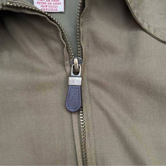 Caribbean Joe Men's Olive Green Spring Weight Jacket, Super Soft Fabric, Size Lg - Picture 7 of 16